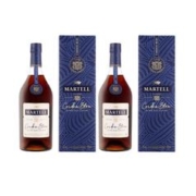 MARTELL 马爹利 欧洲直邮Martell马爹利700ml*2瓶装经典XO蓝带干邑白兰地40度