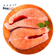 PLUS会员、需首购：Seamix 禧美海产 冷冻三文鱼排 400g*3件
