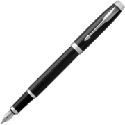 派克（PARKER） 新款IM墨水笔 商务送礼签字笔男女 学生钢笔练字 礼品笔可刻字 生日礼物  IM金属灰白夹墨水笔