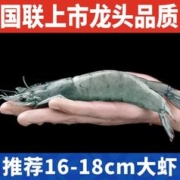 88VIP会员：国联超大号白虾2kg*1盒(净重1400g)40-55只国产基围海虾白对虾