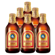 TSINGTAO 青岛啤酒 金质小棕金啤酒 296ml*6瓶