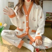 阿宽推荐 纯棉秋冬产后哺乳月子服