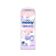 尤妮佳（MOONY）Q薄萌羽小羊驼系列拉拉裤纸尿裤婴儿柔软透气秋冬不闷男女通用 拉拉裤XL36片【12-17kg】