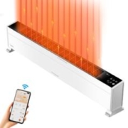 超级补贴：Midea 美的 石墨烯踢脚线取暖器暖风机 HDY22L