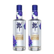 郎酒 顺品郎480蓝款兼香型光瓶白酒 45度 480mL 2瓶*3件