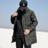 京东百亿补贴：adidas阿迪达斯 男款 中长款连帽羽绒服 GJ8779 A/M