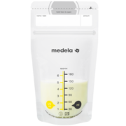 美德乐（Medela）母乳储存袋/储奶袋180ml大容量保鲜预消毒一次性储奶袋50片