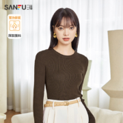 三福 2023秋季新女款包芯纱修身针织上衣打底衫 472721 多款多色