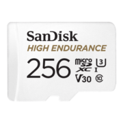 闪迪（SanDisk）256GB TF（MicroSD）存储卡 行车记录仪&安防监控专用内存卡 高度耐用 家庭监控 读速100MB/S