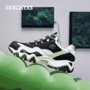 Skechers斯凯奇怪兽甜心女潮流老爹鞋时尚经典熊猫鞋12493 黑色/白色 37