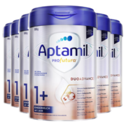 爱他美（Aptamil）白金德文版HMO 幼儿配方奶粉1+段(1岁以上)800g 6罐箱装 德爱白金