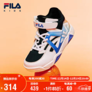 FILA 斐乐 儿童高帮篮球鞋秋季款小童男女童缓震缓震运动鞋子