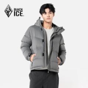 BLACKICE 黑冰 男户外登山徒步防水透湿防风保暖耐磨700蓬鹅绒羽绒服 灰色 L