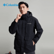 Columbia哥伦比亚男子城市户外系列防水冲锋衣休闲外套WE9012 010（尺码偏大 建议拍小一码） S(170/92A)