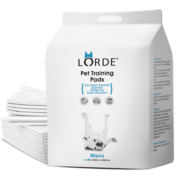 lorde里兜加厚狗狗尿垫狗尿片训导垫防渗漏瞬吸锁水33x45cmS码80片装