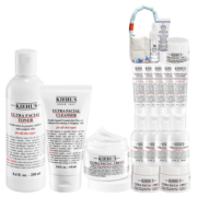 科颜氏（Kiehl's）高保湿面霜50ml+水250ml+洁面150ml套装 滋润补水生日礼物女圣诞