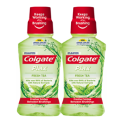高露洁（Colgate）高露洁漱口水500ml 清新口腔便携装无酒精减少口腔细菌王鹤棣同款 茉莉绿茶500ml*2