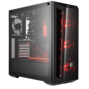 酷冷至尊(CoolerMaster)MB520(旋风520)ATX台式电脑中塔机箱 前镜面板/玻璃侧板/双360水冷位/7风扇位6硬盘位
