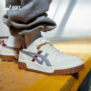 亚瑟士ASICS男鞋女鞋运动休闲鞋复古舒适潮流休闲鞋板鞋 COURT MZ 米白/灰色 40.5