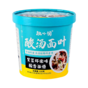 京东百亿补贴：趣小馋 酸汤面叶面片非油炸方便面速食冲泡面 6桶