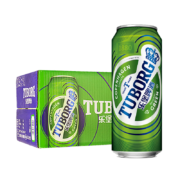 Plus会员、概率券:TUBORG 乐堡 啤酒 500ml*12听 整箱装