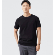 京东京造  棉t恤男夏短袖 T黑色 *3