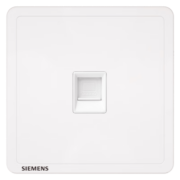 西门子(SIEMENS)开关插座 超五类电脑网络插座面板致典 雅白色