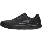 斯凯奇（Skechers）男鞋官方透气缓震休闲鞋轻便跑步鞋绑带网面轻便运动鞋子男 54354-BBK 全黑色 男款 41