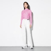 VEROMODA 上衣女秋冬新款街头风炫彩撞色|322302042 C23士娘粉色 155/76A/XS