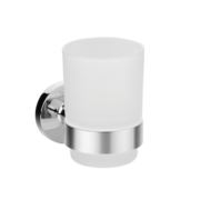 汉斯格雅（Hansgrohe）罗格斯系列浴室玻璃牙刷杯