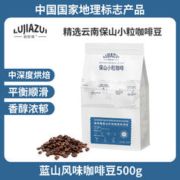 鹿家嘴 LUJIAZUI 鹿家嘴 云南保山小粒咖啡 阿拉比卡咖啡豆500g中深度烘焙蓝山风味