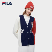 FILA 斐乐 安东尼不二兔开衫毛衣女2023春季外套