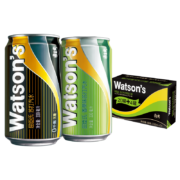 PLUS会员，需首购：（Watsons）屈臣氏 苏打汽水混合系列  330ml*24罐*2箱