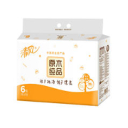 Breeze 清风 抽纸 原木纯品2层150抽*6包 卫生纸 餐巾纸巾 新老包装交替发货