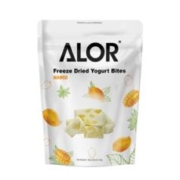 能嚼得到芒果颗粒：alor 亚罗星冻干芒果酸奶块30g/袋