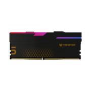 宏碁掠夺者（PREDATOR）32G(16G×2)套装 DDR5 6800频率 台式机内存条 Hermes冰刃系列 RGB灯条(C32) 石耀黑