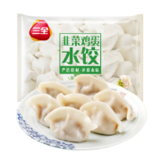 三全（Sanquan）灌汤水饺 韭菜鸡蛋水饺 450g*10件（任选10件）
