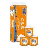 C&S 洁柔 卷纸 阳光橙加厚4层180g卫生纸*10卷 国际版 冲厕易降解