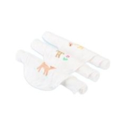 全棉时代 婴儿水洗纱布吸汗巾隔汗巾 25*50cm 3条/袋