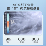 京东京造【机能风派克】羽绒服男女情侣外套冬山系风90绒短款  森林绿 S