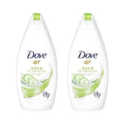 有券的上：Dove 多芬 清爽美肤沐浴露 190克*2 瓶