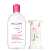 贝德玛（BIODERMA）舒妍洁肤液明星同款卸妆水粉水500ml护肤品敏肌清洁养肤送礼