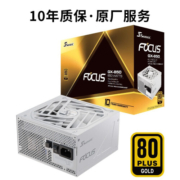 SEASONIC海韵电源FOCUS GX1000 850 750W金牌全模全日系电容 新版ATX3.0 FOCUS GX850白色