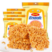 GEMEZ Enaak GEMEZ印尼进口小鸡干脆面 方便面 干吃面休闲零食 烧烤鸡肉味 4包入