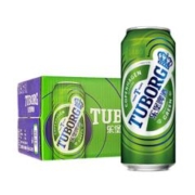 Plus会员、概率券:TUBORG 乐堡 啤酒 500ml*12听 整箱装