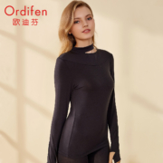 Ordifen 欧迪芬 性感镂空立领上衣紧身保暖衣*3件 2色