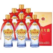 YANGHE 洋河 大曲新天蓝42度375ml*6瓶正品浓香型白酒小瓶装自饮送礼酒