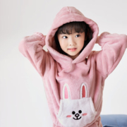 YeeHoO 英氏 儿童兰绒家居服套装 上衣+裤子