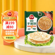 plus会员：三全 葱香手抓饼900g 10片装*4件