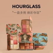 HOURGLASS 六色盘腮红高光面部修容一体2022年假日综合盘彩蝶